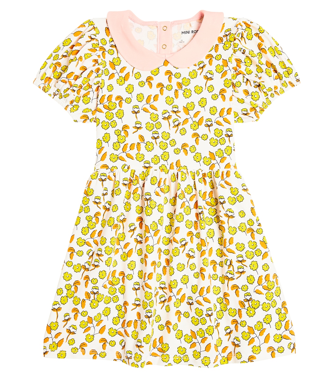 Robe Flowers en coton mélangé | Mini Rodini