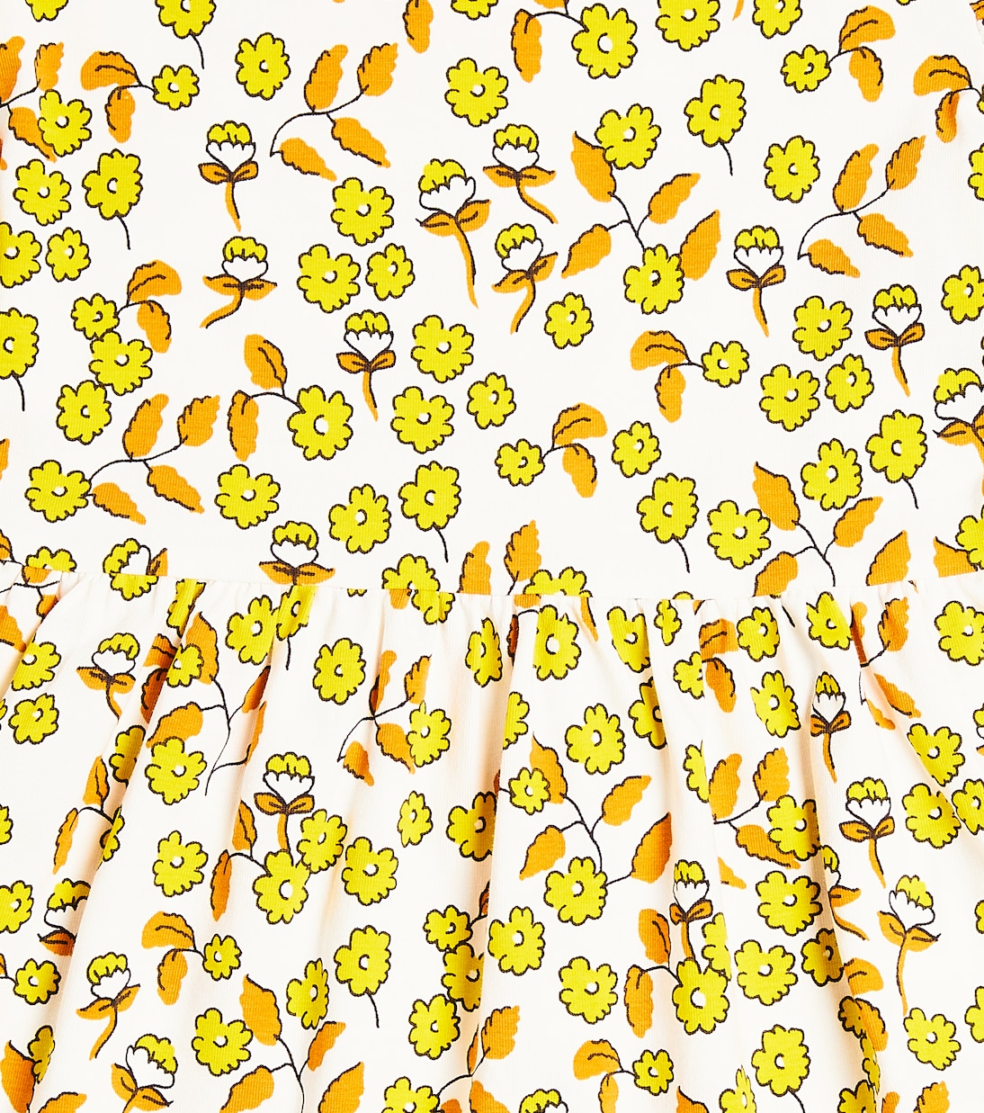 Robe Flowers en coton mélangé | Mini Rodini