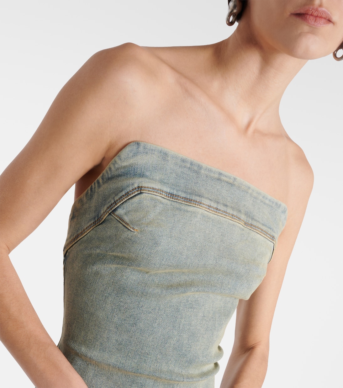 Midikleid aus Denim | Entire Studios