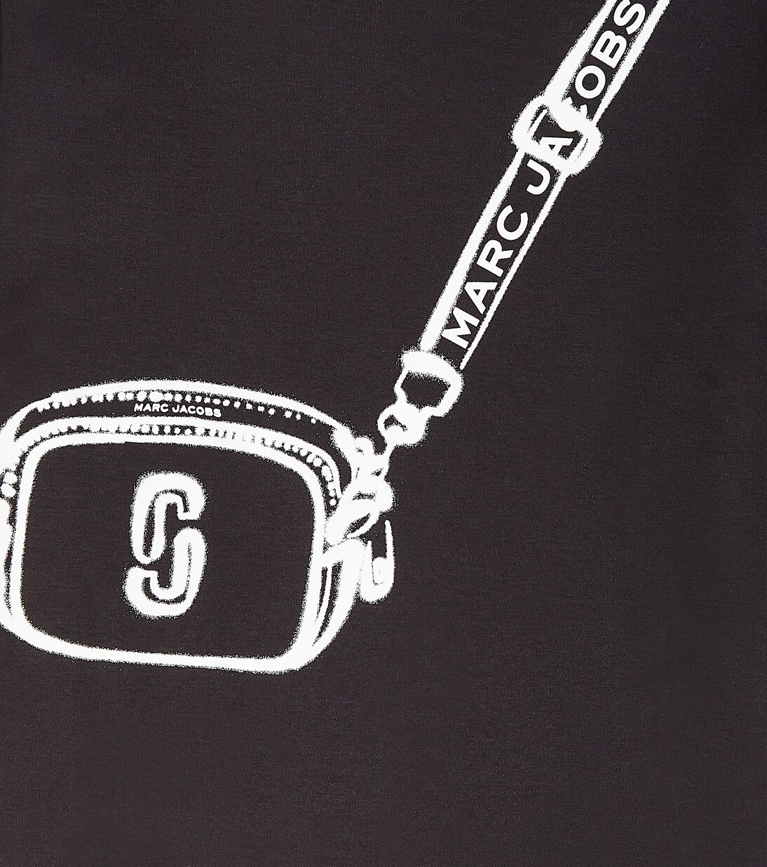 Vestido camisero de jersey de algodón | Marc Jacobs Kids