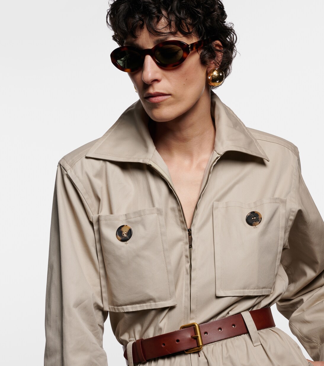 SL M136 oval sunglasses | Saint Laurent