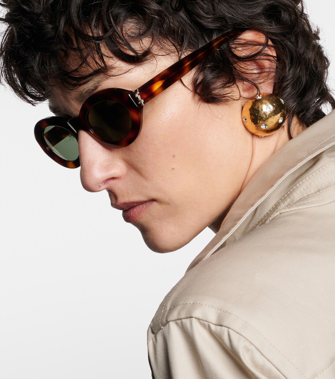 SL M136 oval sunglasses | Saint Laurent