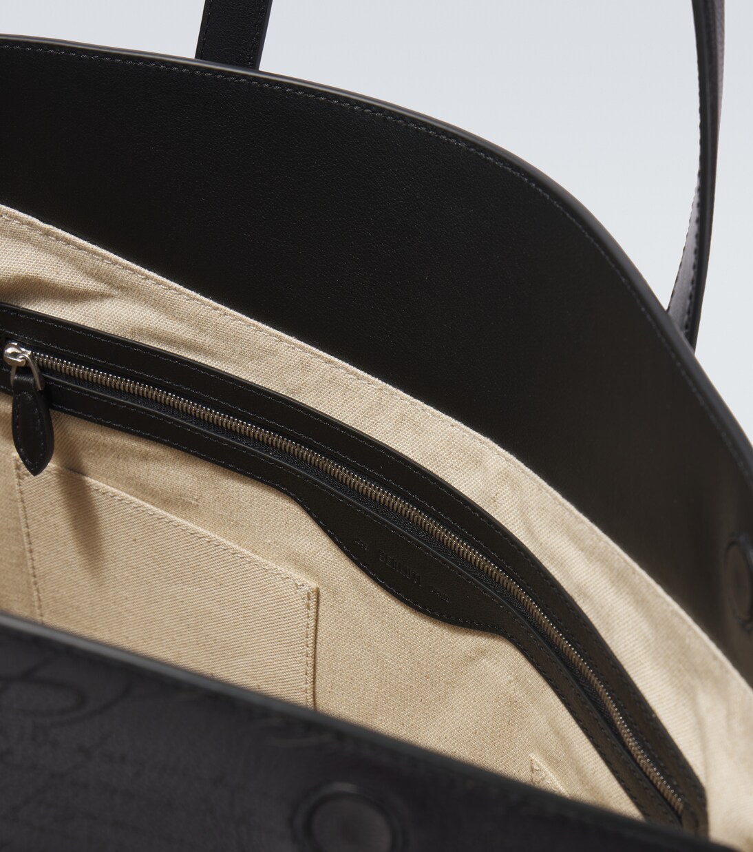 Late Hour Scritto leather tote bag | Berluti