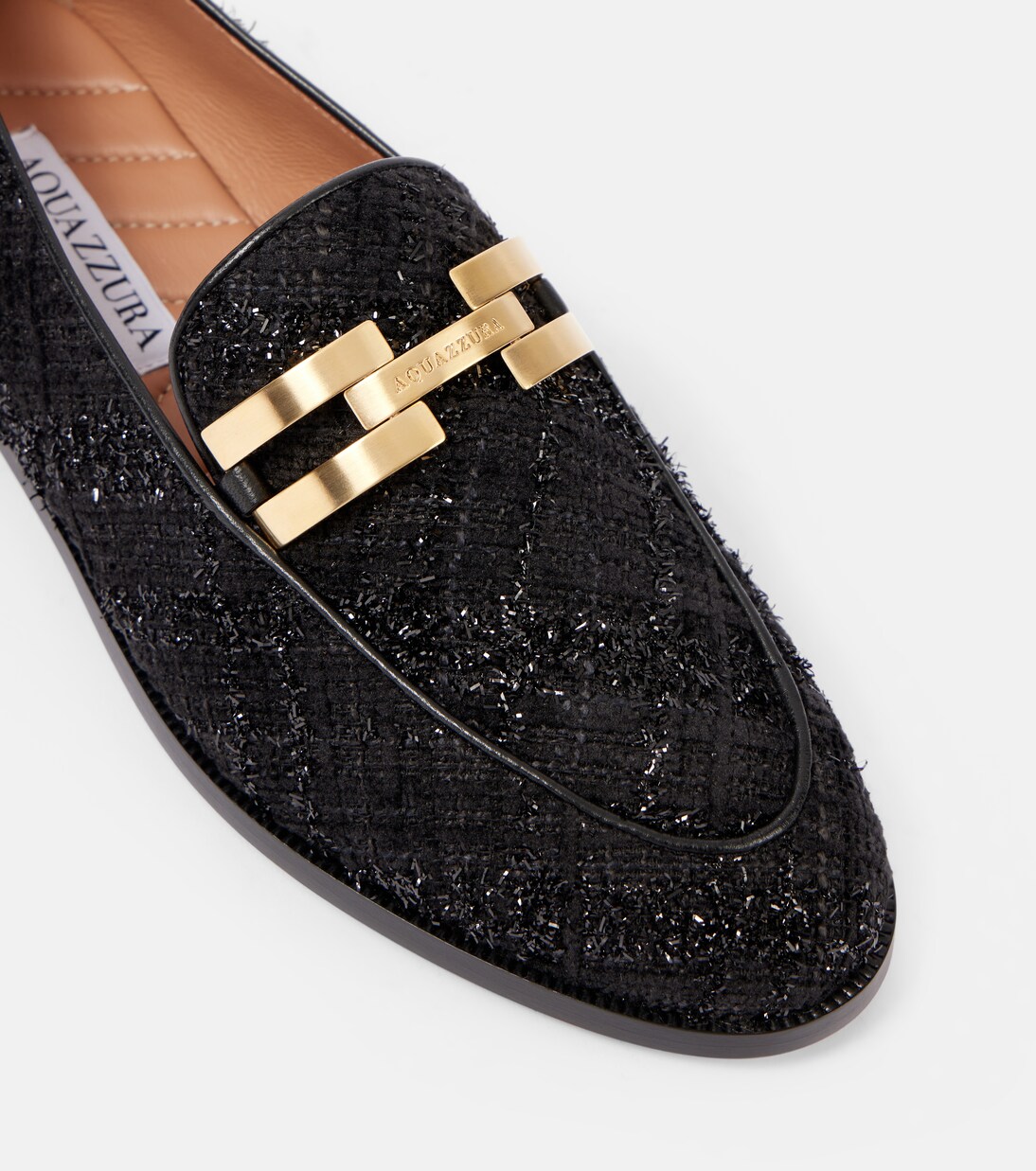 Loafers Brandi aus Bouclé | Aquazzura