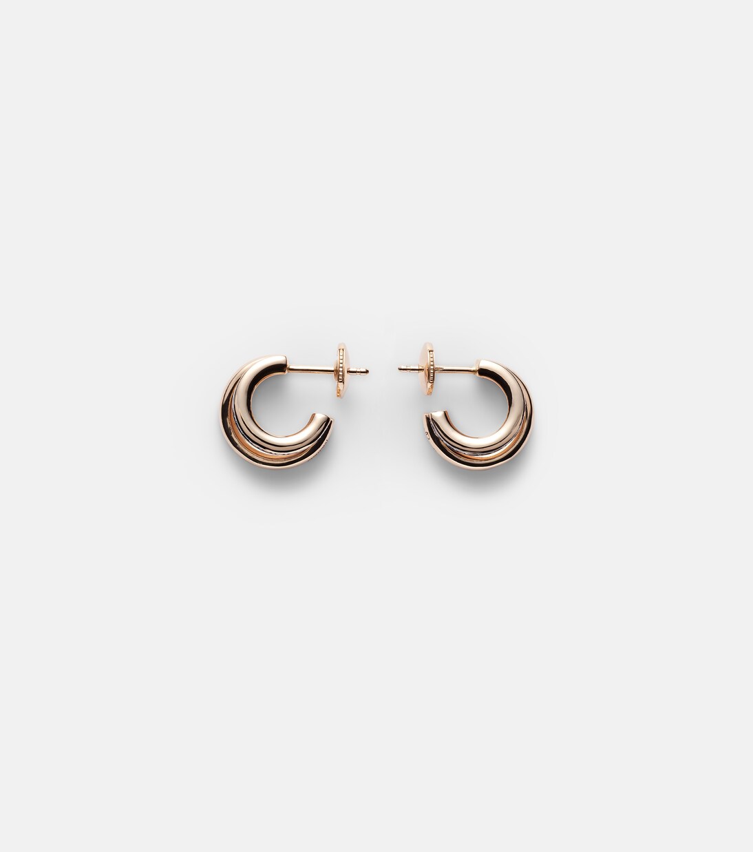 Pomellato Together 18kt rose gold earrings with diamonds | Pomellato