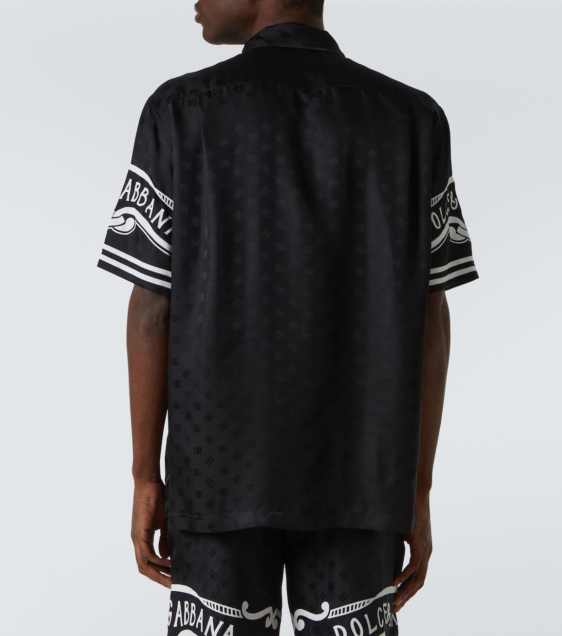 Bedrucktes Hemd aus Seiden-Twill | Dolce&Gabbana