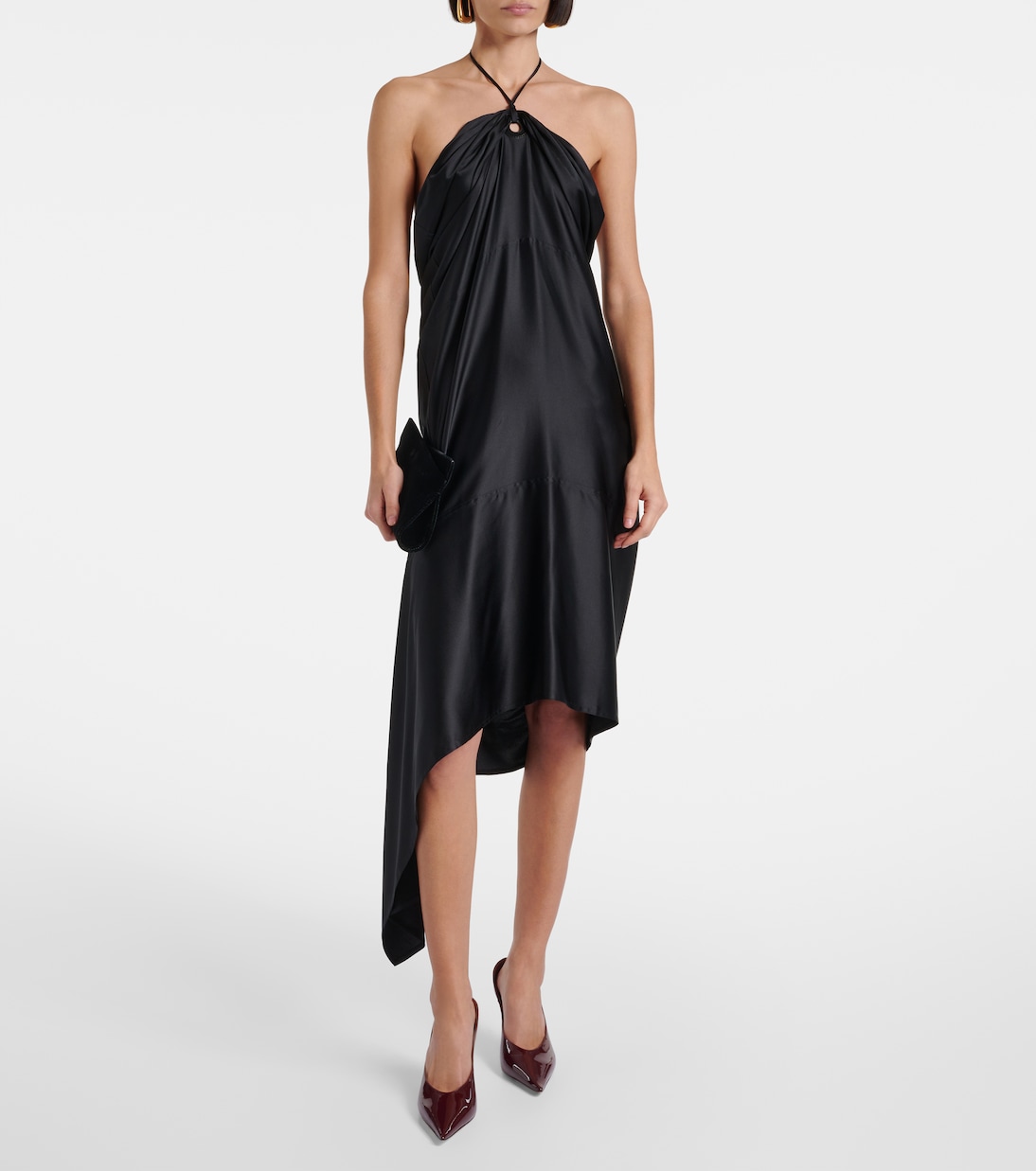 Anok 90 patent leather mules | Amina Muaddi