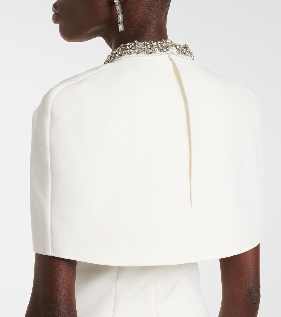 Robe de cocktail en crêpe à ornements | Roland Mouret