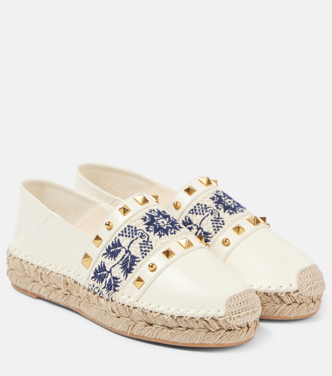 Country leather espadrilles | Valentino Garavani