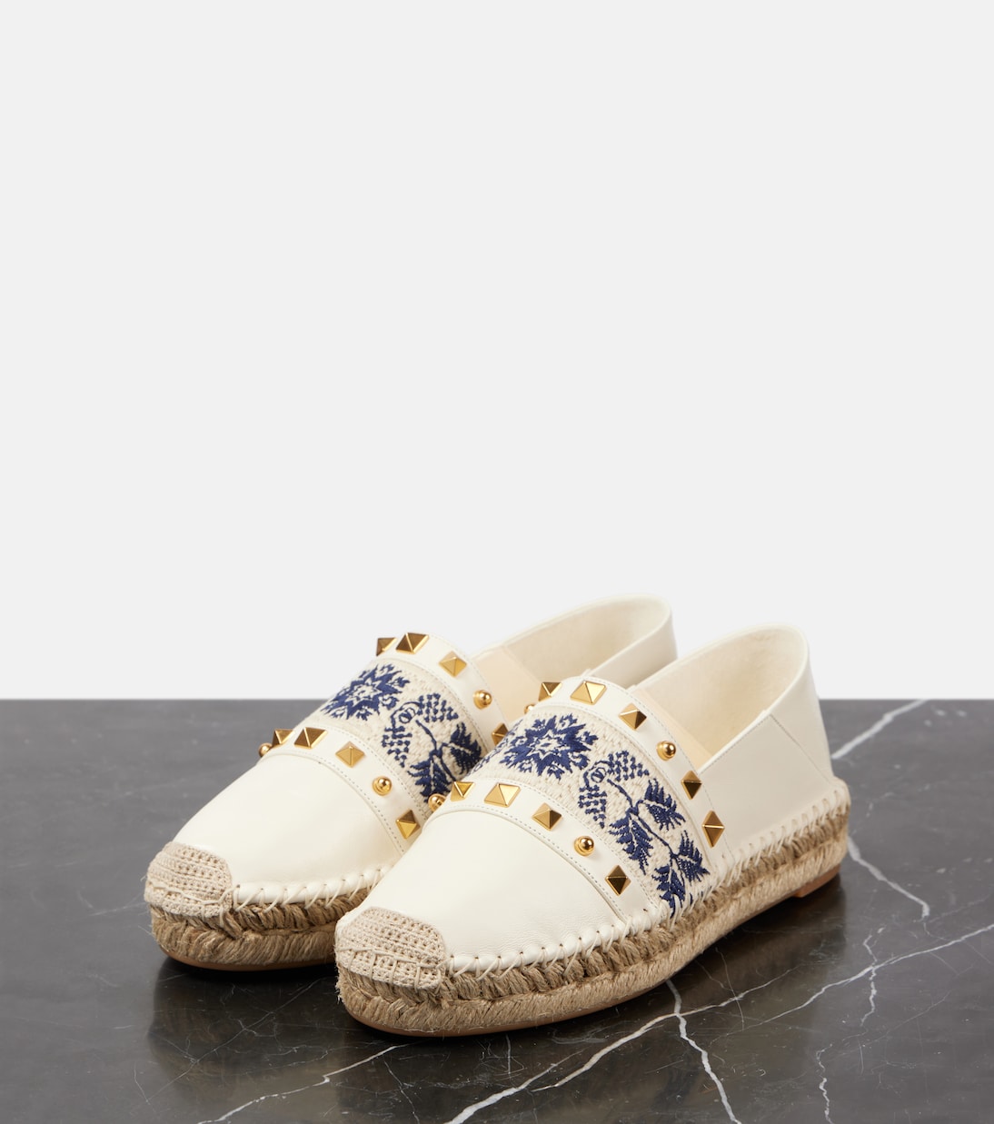 Country leather espadrilles | Valentino Garavani