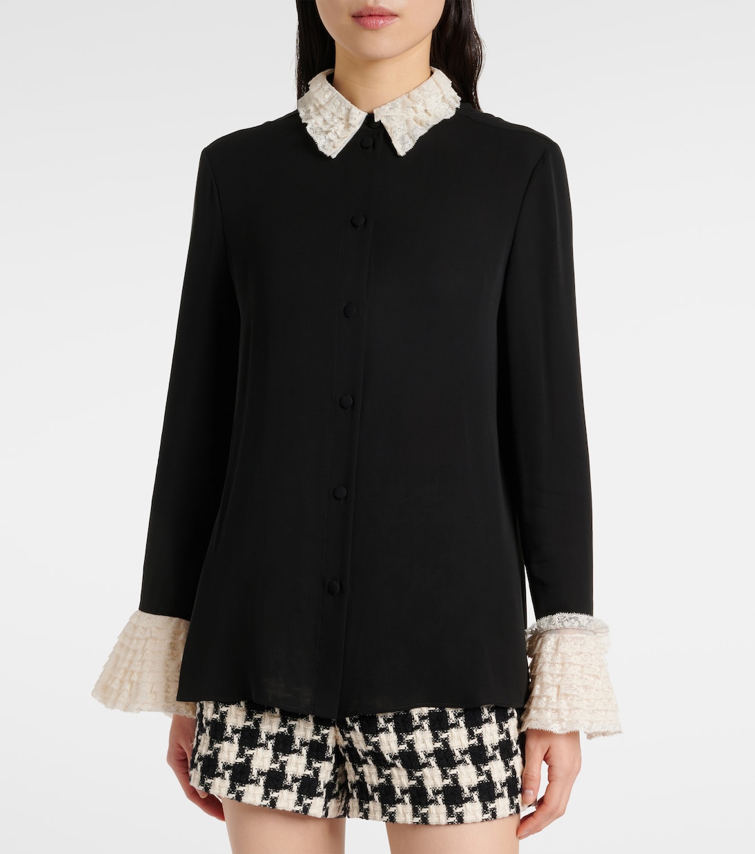 Bluse aus Seiden-Georgette | Valentino