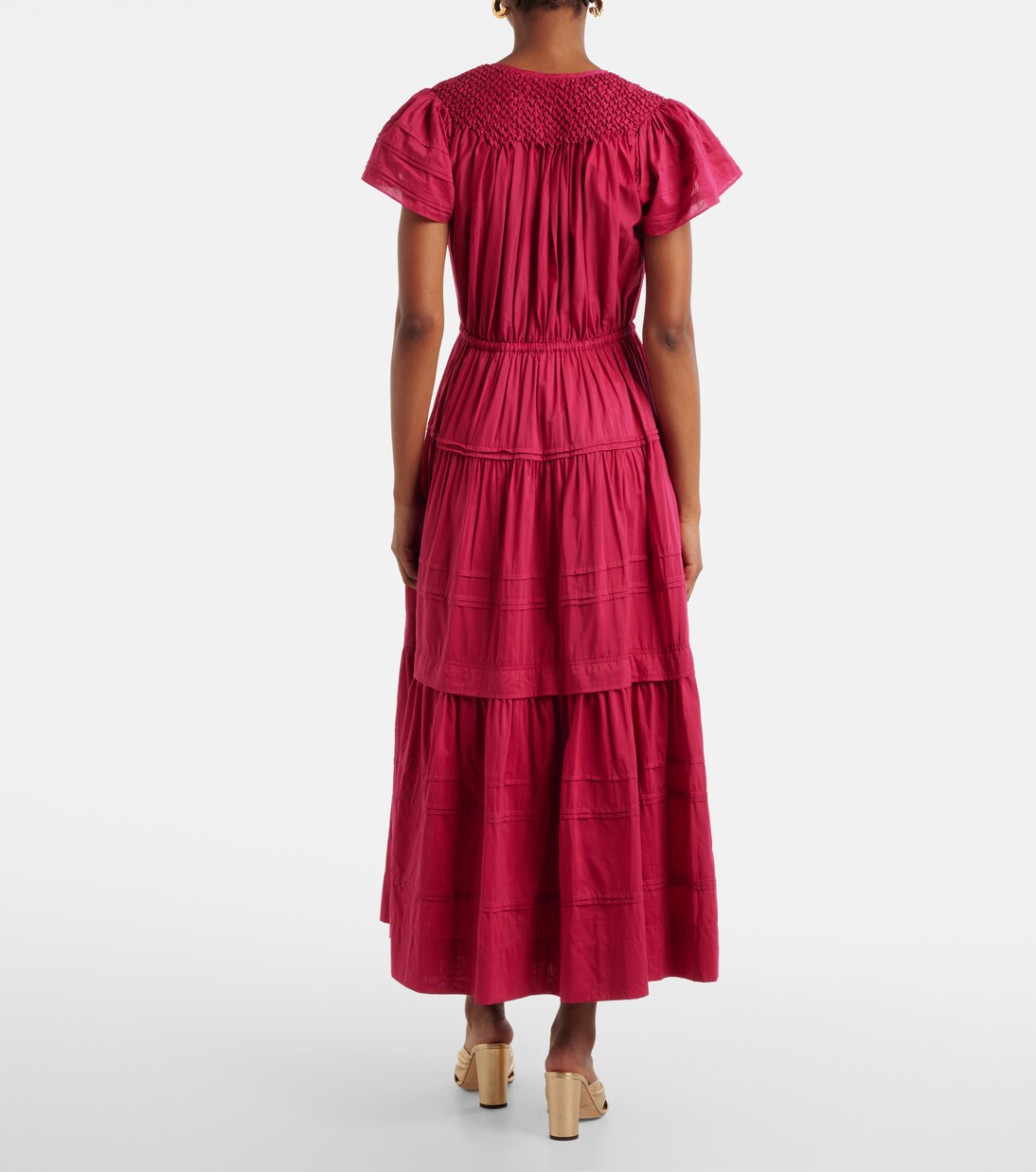 Robe longue Marika en coton et soie | Ulla Johnson