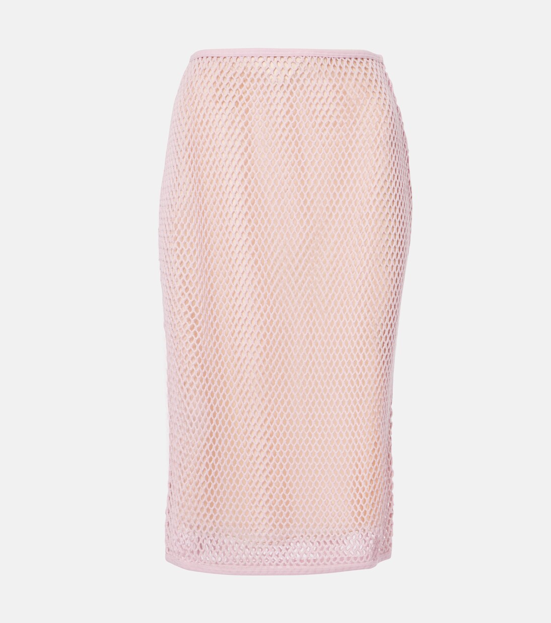 Midirock aus Häkelstrick | Prada