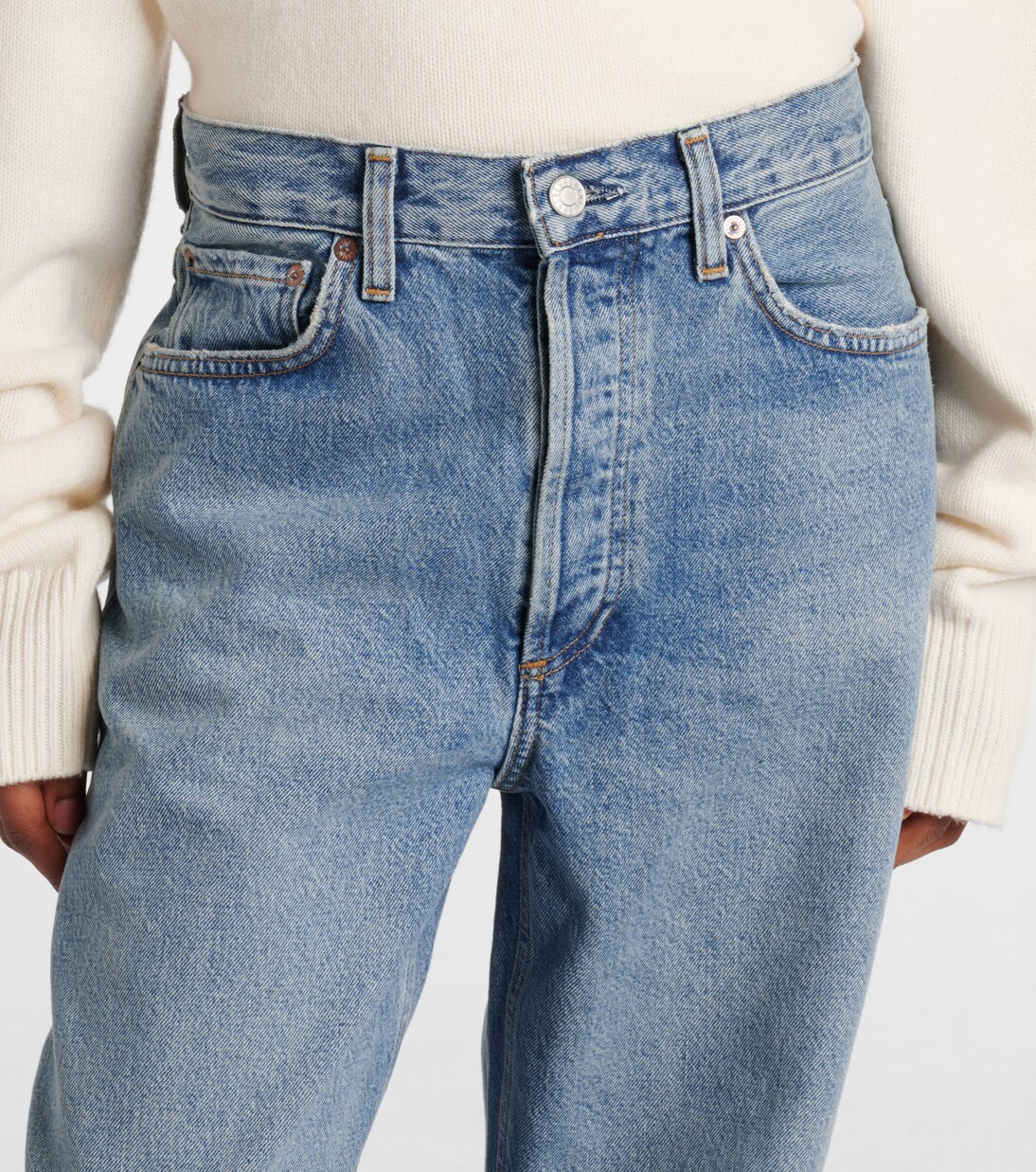 Jeans anchos Henson de tiro medio | Agolde