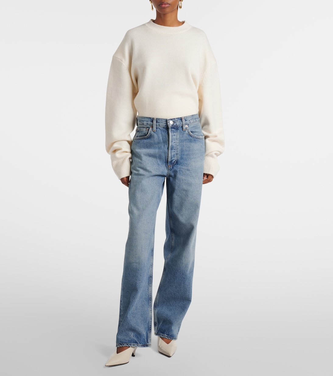 Jeans anchos Henson de tiro medio | Agolde