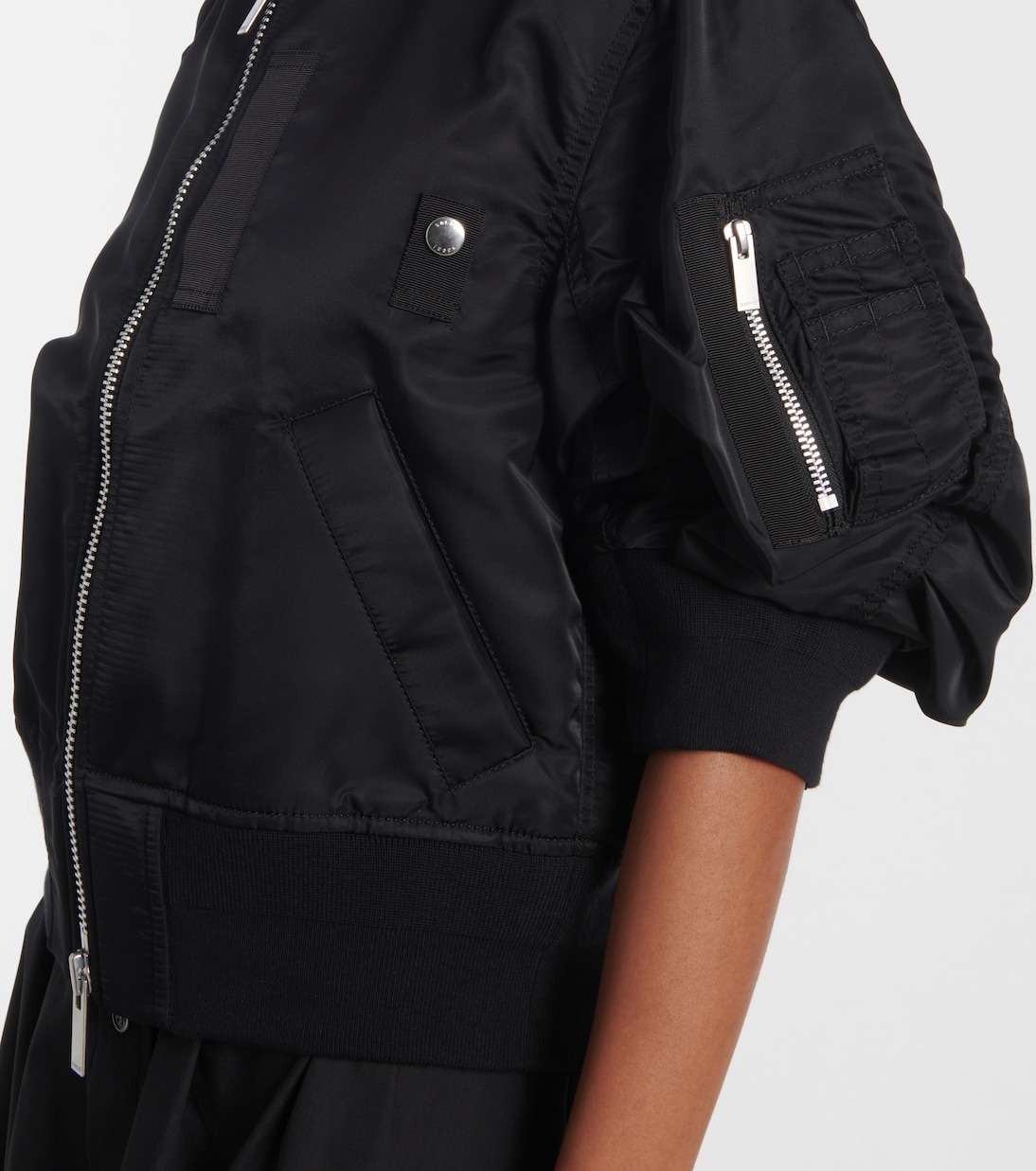 Technical twill blouson jacket | Sacai