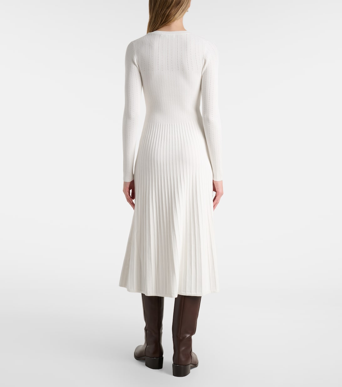 Nami ribbed-knit sweater dress | Veronica Beard