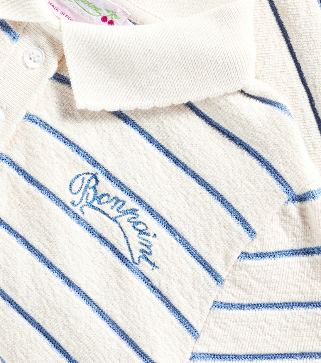 Elen cotton-blend polo shirt | Bonpoint