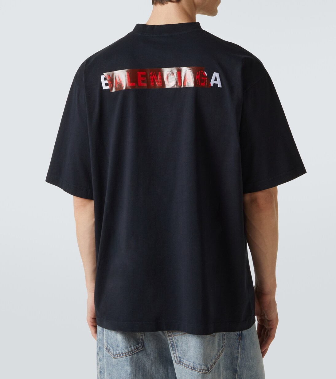Logo cotton jersey T-shirt | Balenciaga