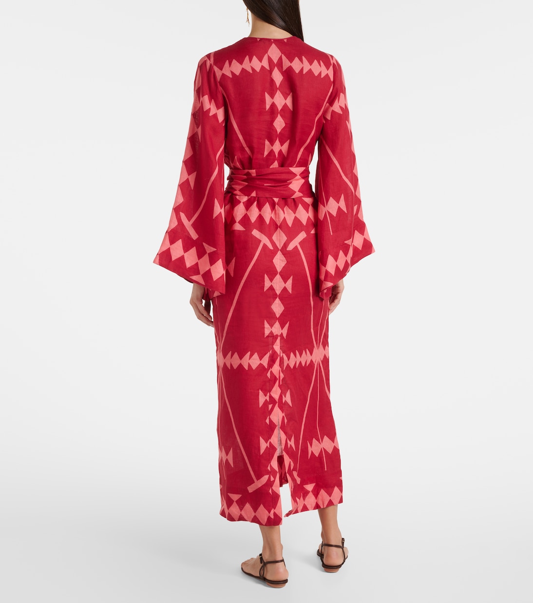 Bedrucktes Maxikleid aus Leinen | Johanna Ortiz