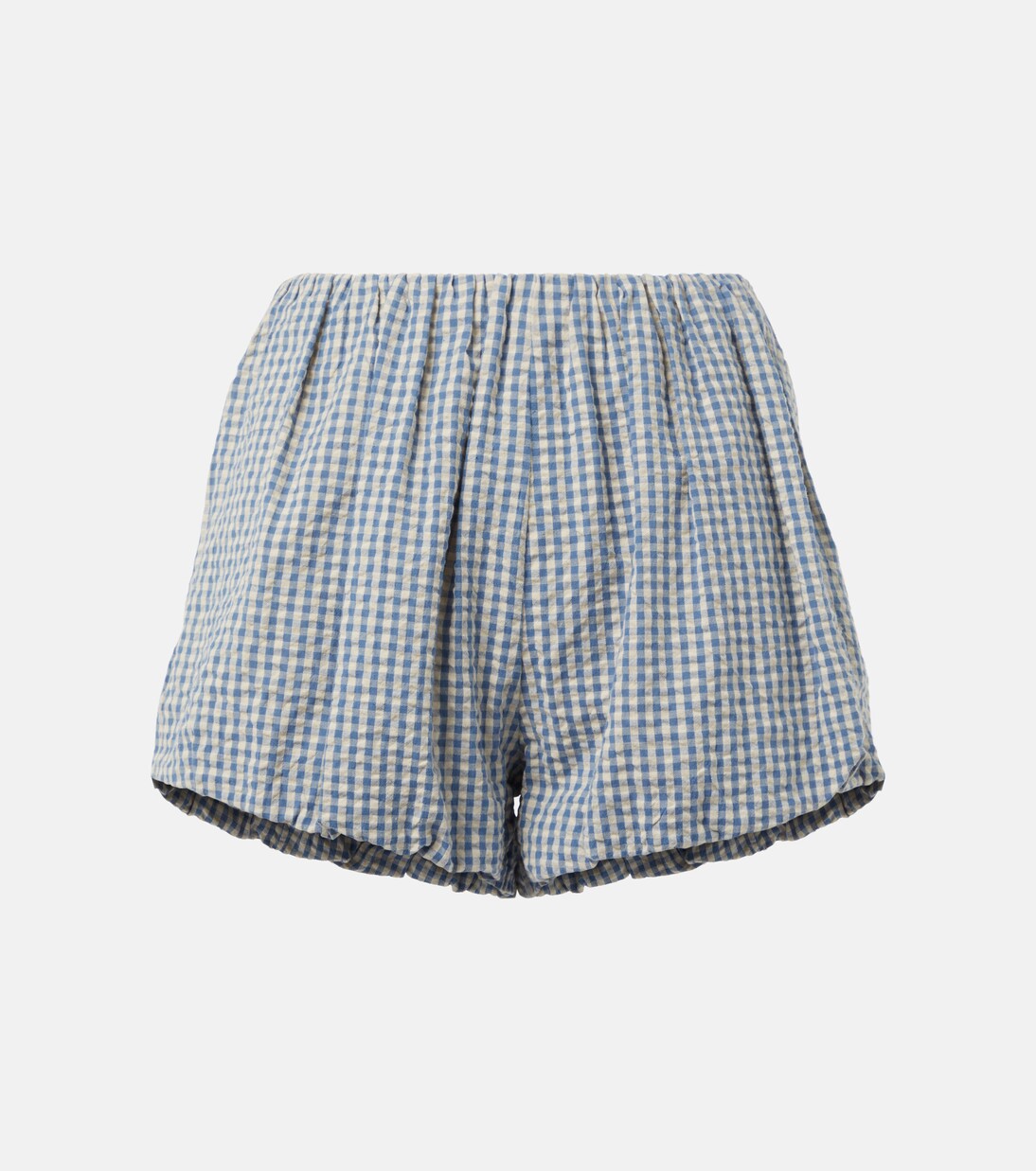 Aurelia gingham cotton shorts | Posse