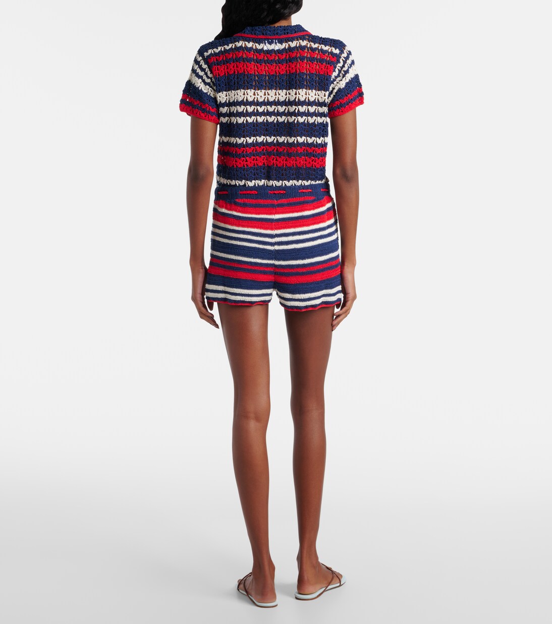 Shorts aus Häkelstrick | Anna Kosturova