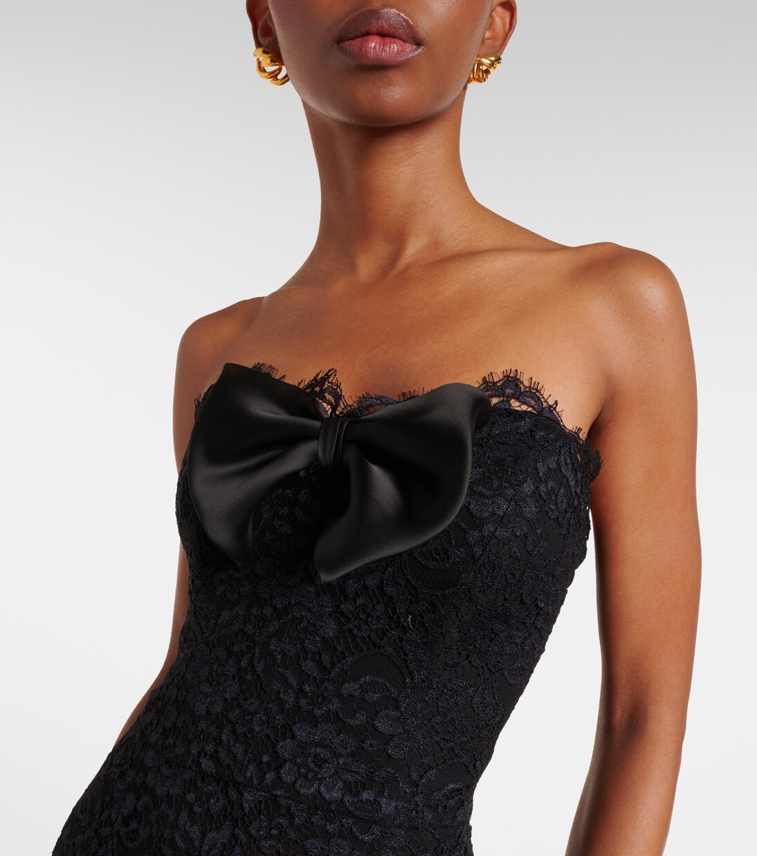 Robe bustier en dentelle | Alessandra Rich