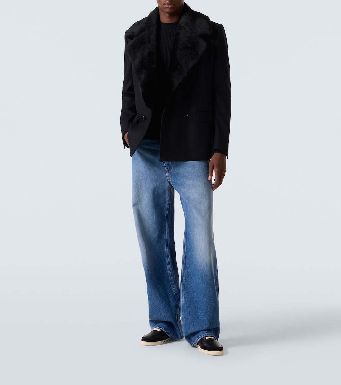 Zapatillas Saint Tropez de piel con DG | Dolce&Gabbana