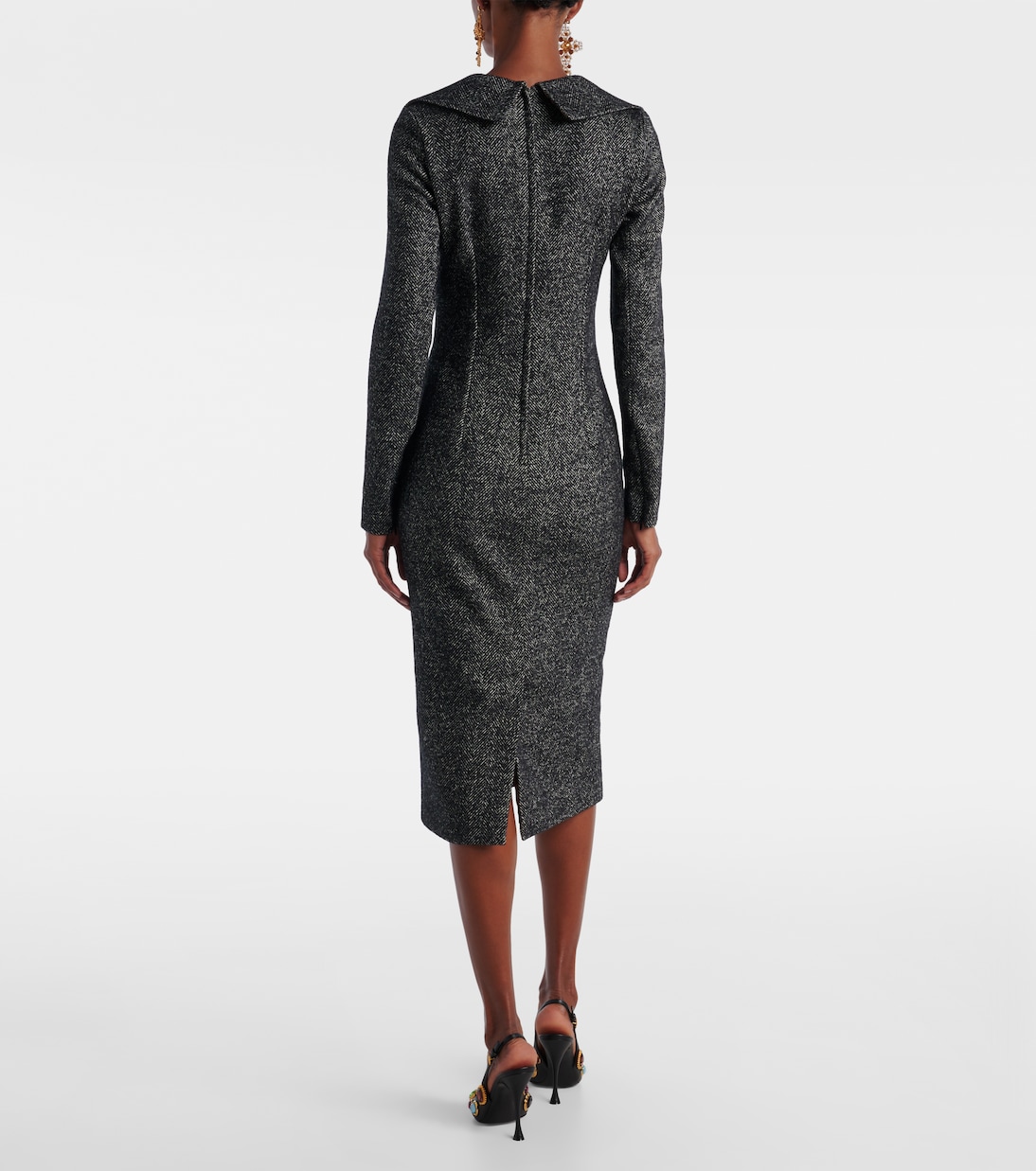 Midikleid aus Tweed | Dolce&Gabbana