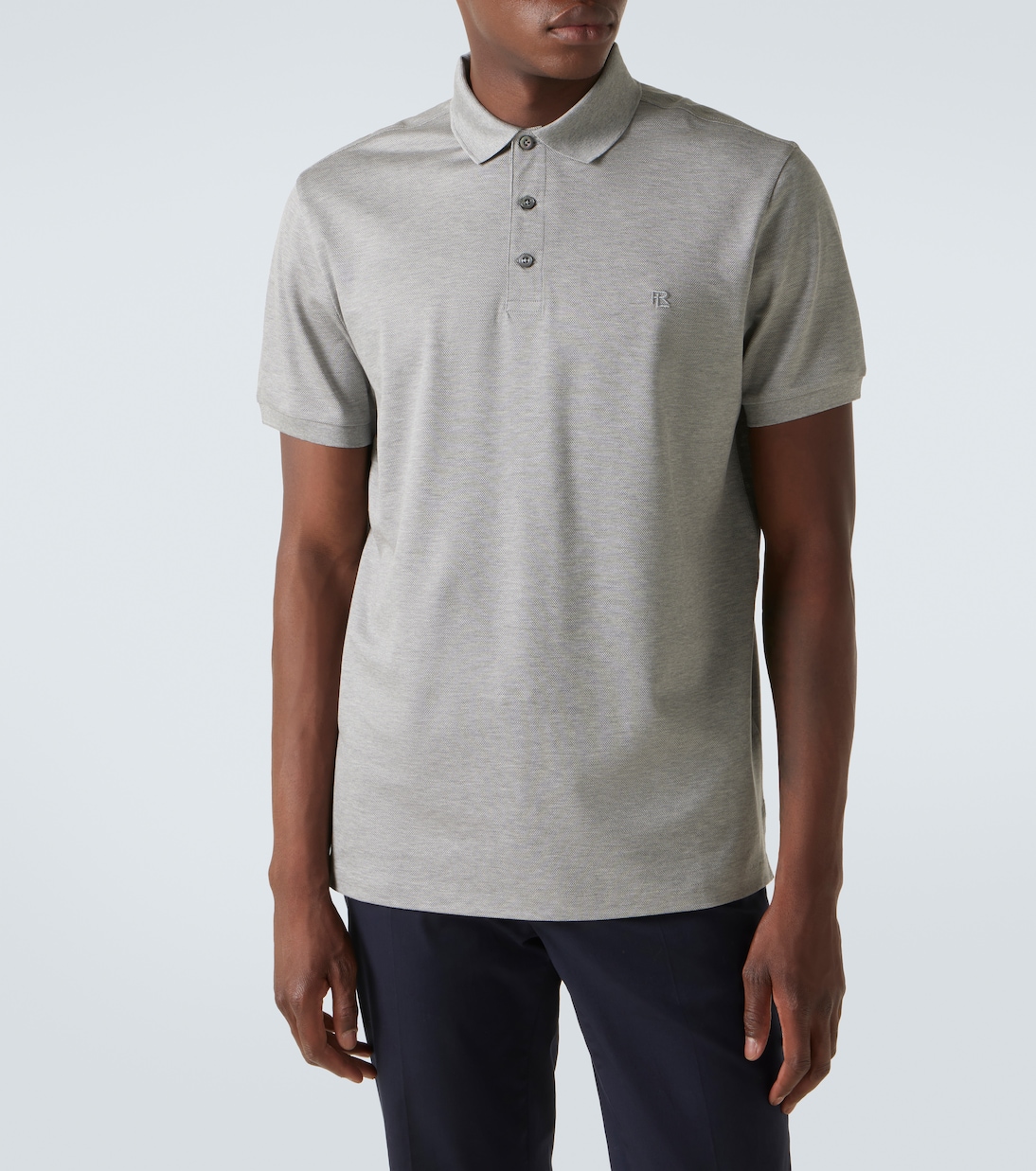 Polohemd Reg aus Baumwollpiqué | Ralph Lauren Purple Label