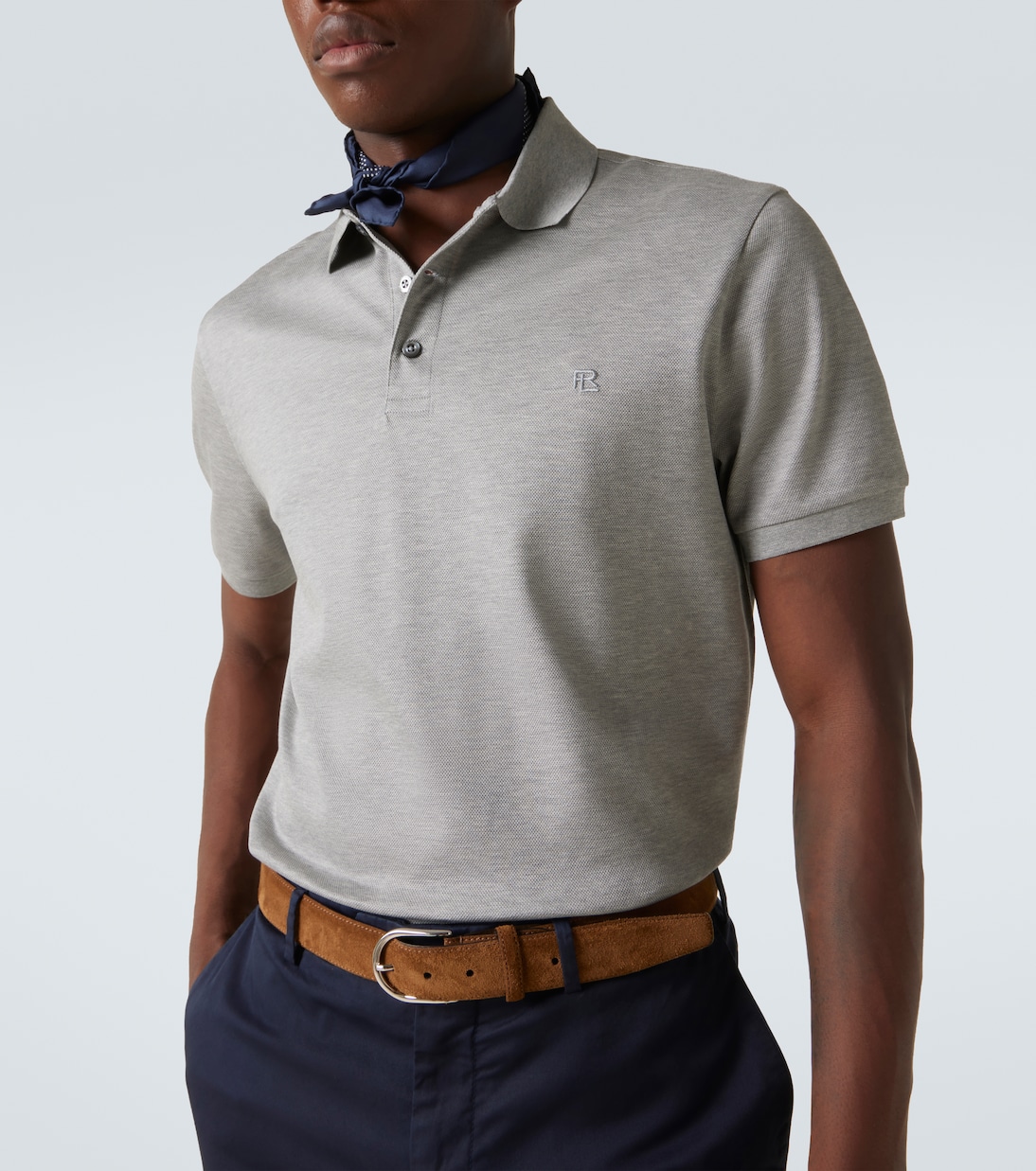 Polohemd Reg aus Baumwollpiqué | Ralph Lauren Purple Label