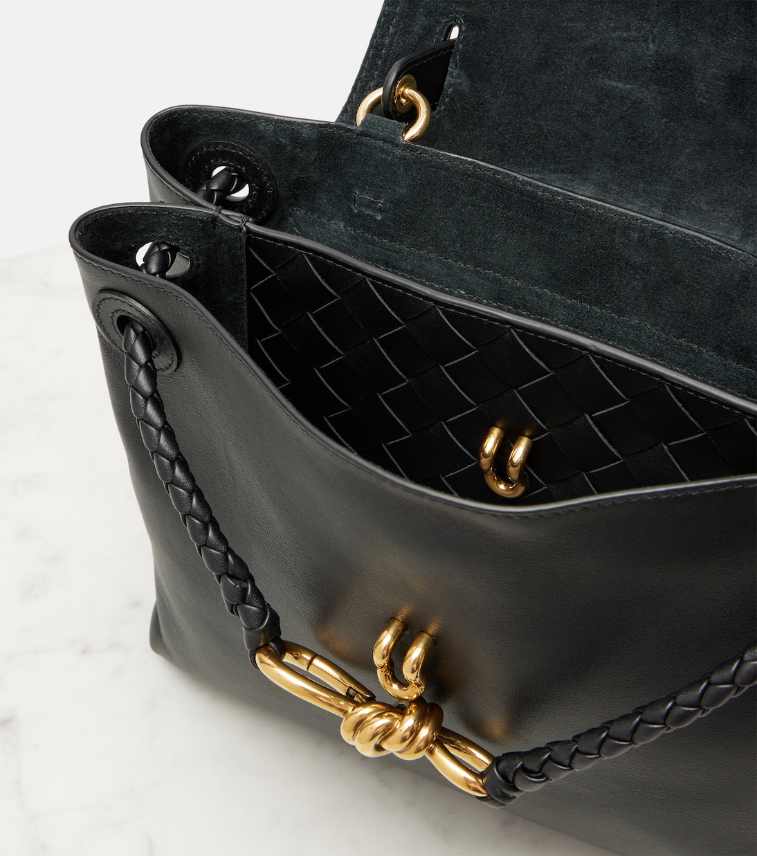 Sac Ciao Ciao Knot Small en cuir | Bottega Veneta