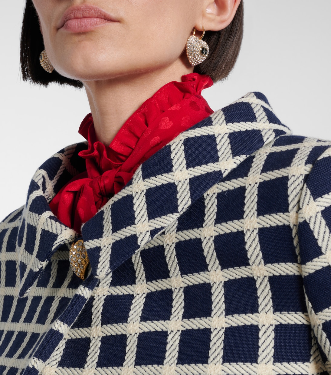 Orecchini Cœur Royale con cristalli | Valentino