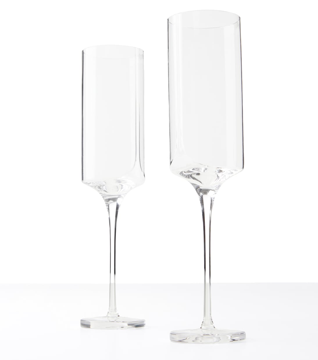 Hew set of 2 champagne flute glasses | Zaha Hadid Design