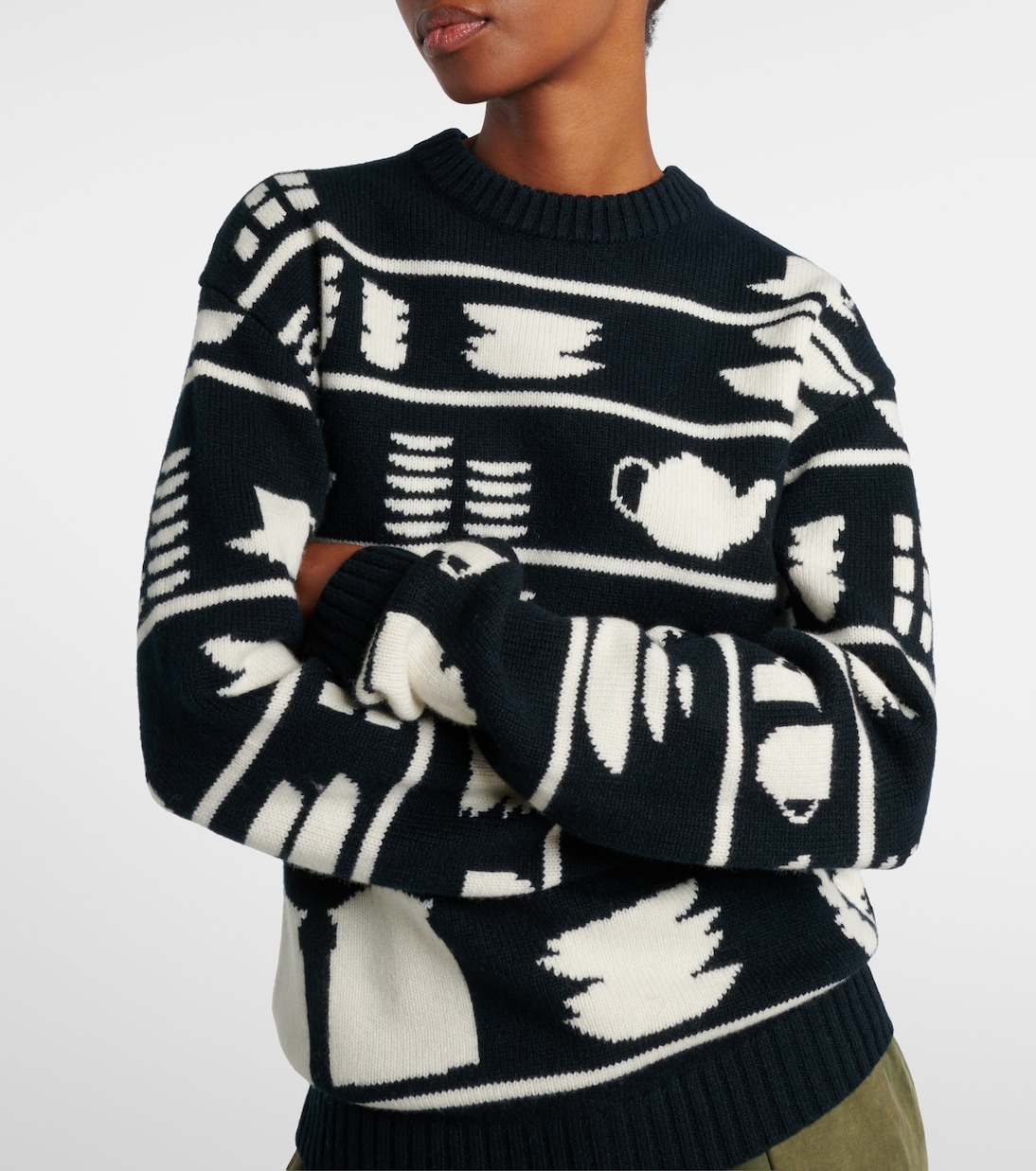 Jacquard wool sweater | JW Anderson