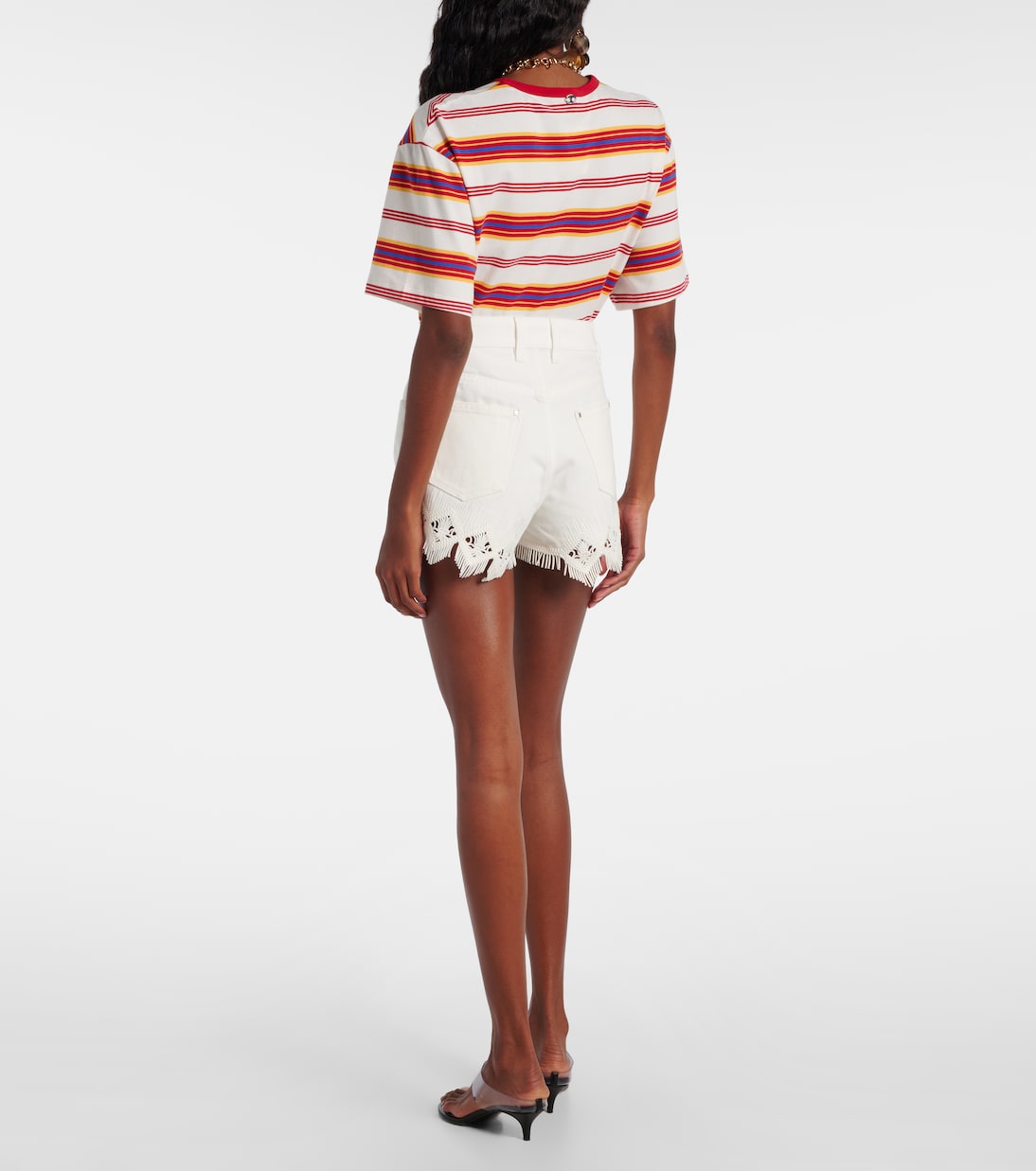 Short en macramé de coton | Rabanne