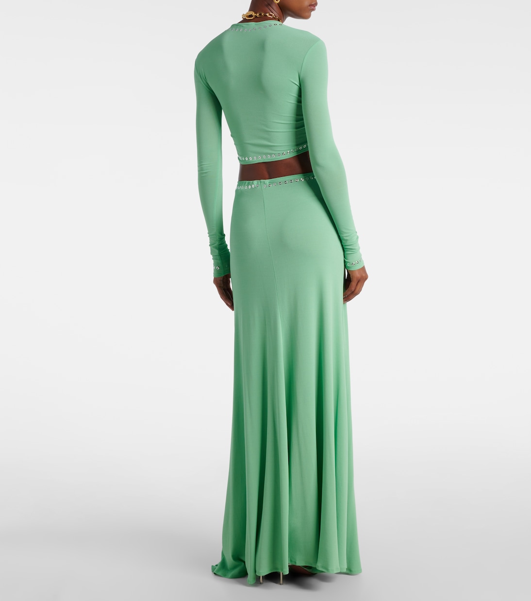 Gonna lunga con decorazioni | Rabanne