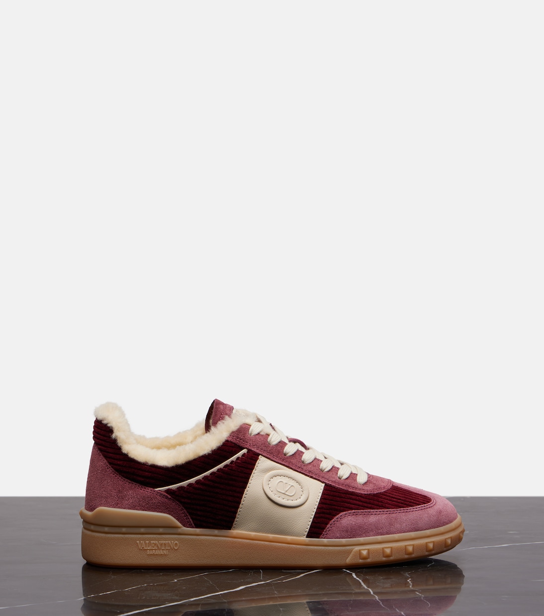 Upvillage suede and corduroy sneakers | Valentino Garavani