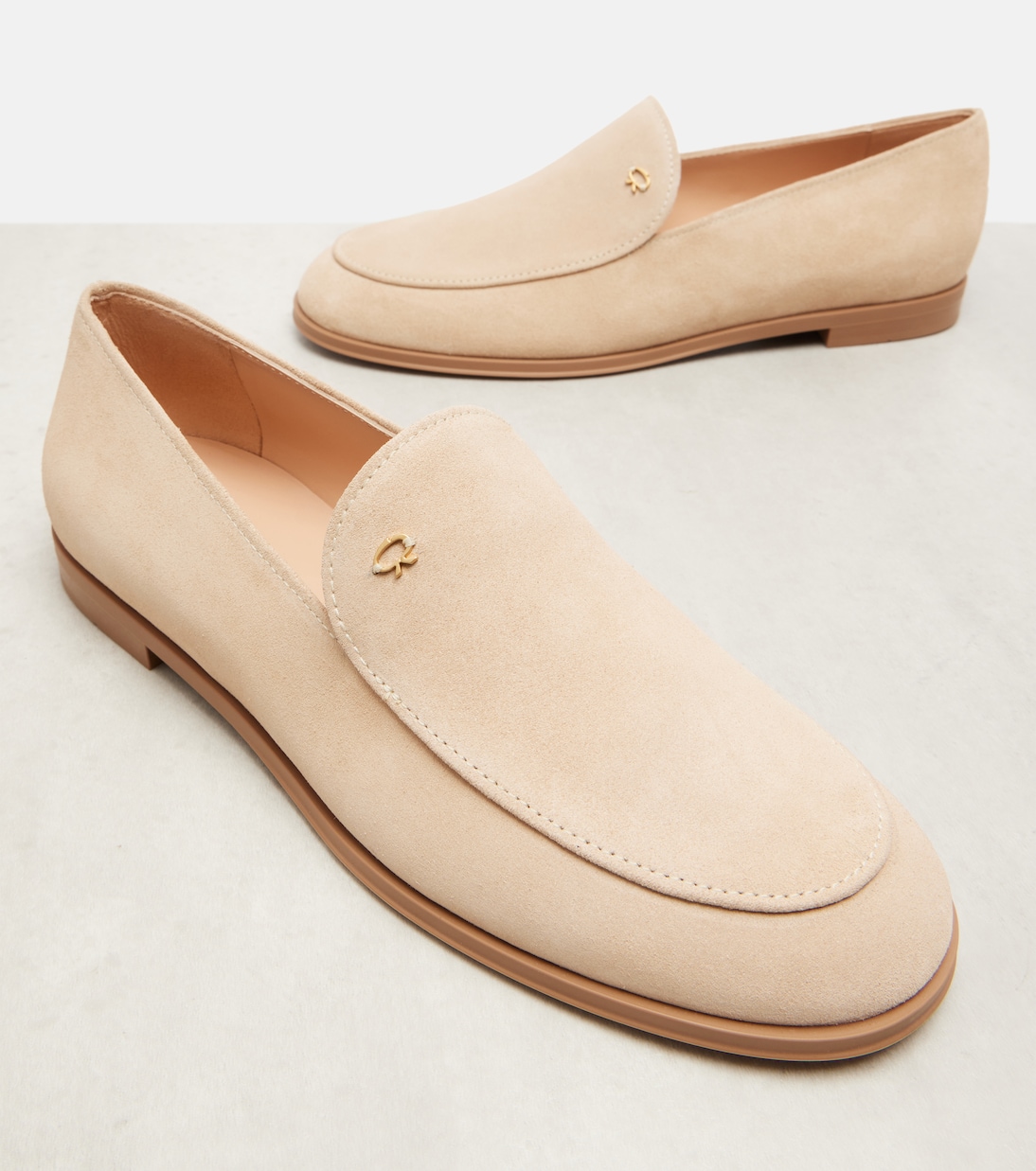 Slip-Ons aus Veloursleder | Gianvito Rossi