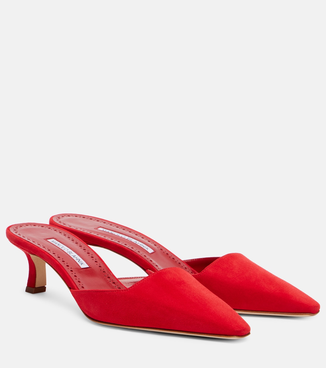 Moiramu suede mules | Manolo Blahnik