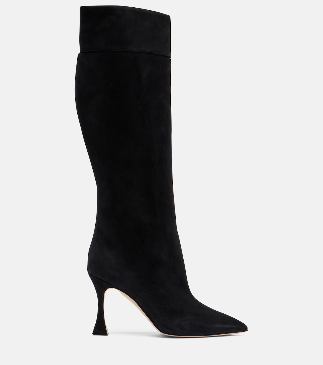 Miralone 90 suede knee-high boots | Manolo Blahnik