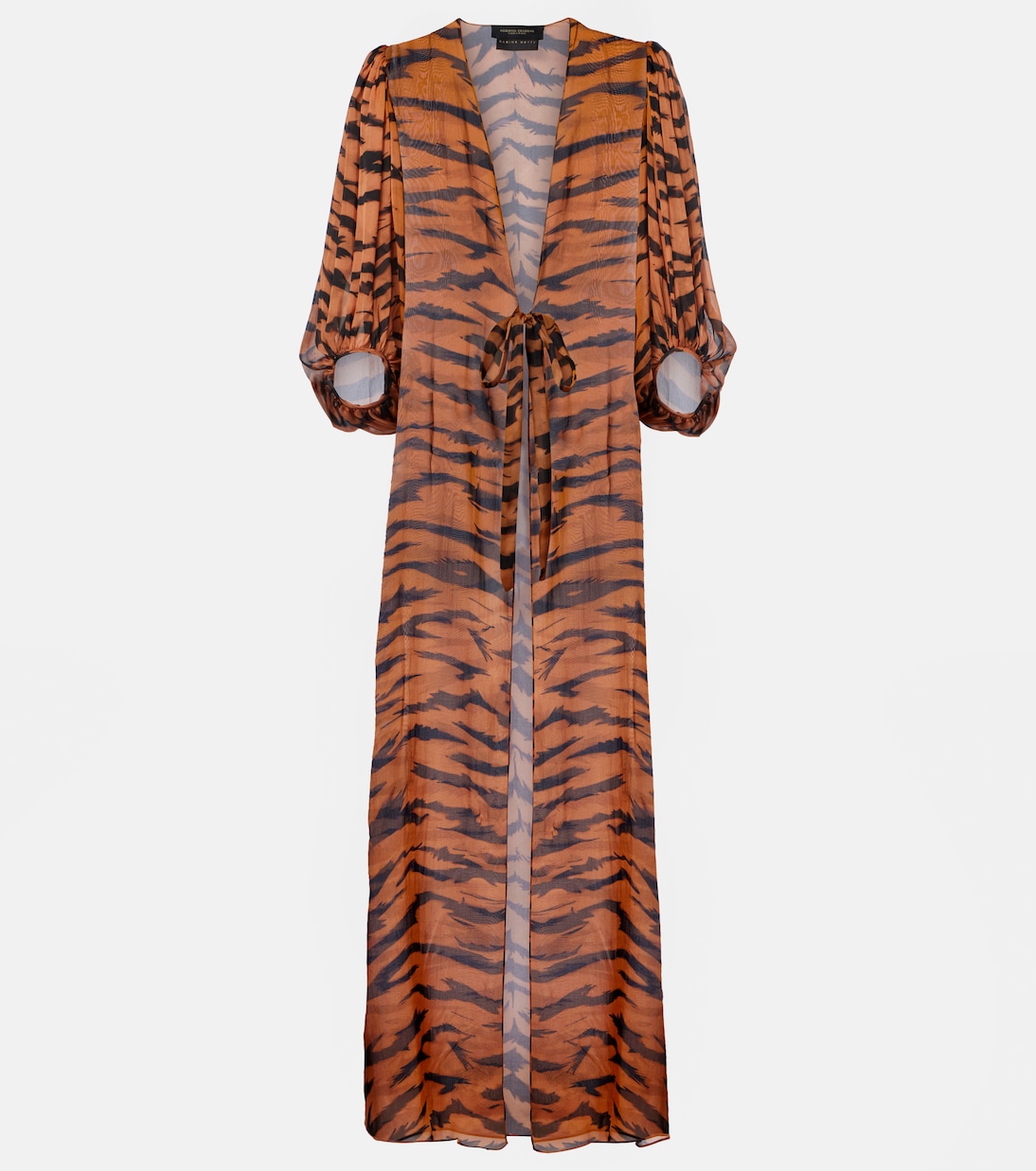 x Sabine Getty printed silk kaftan | Adriana Degreas