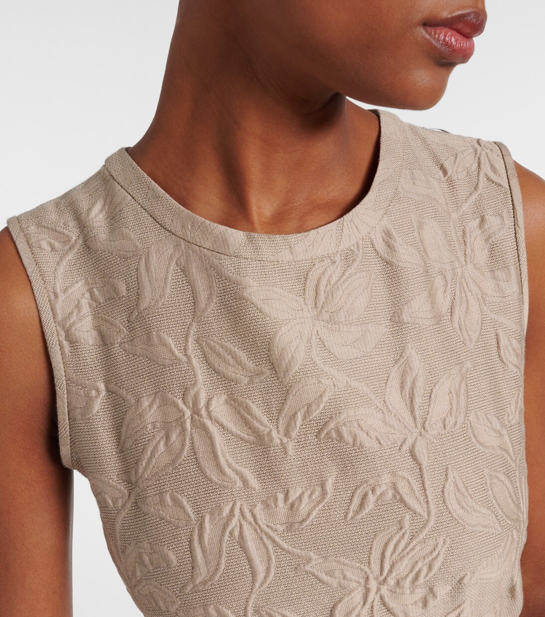 Robe Fiaba en jacquard de coton mélangé | 'S Max Mara