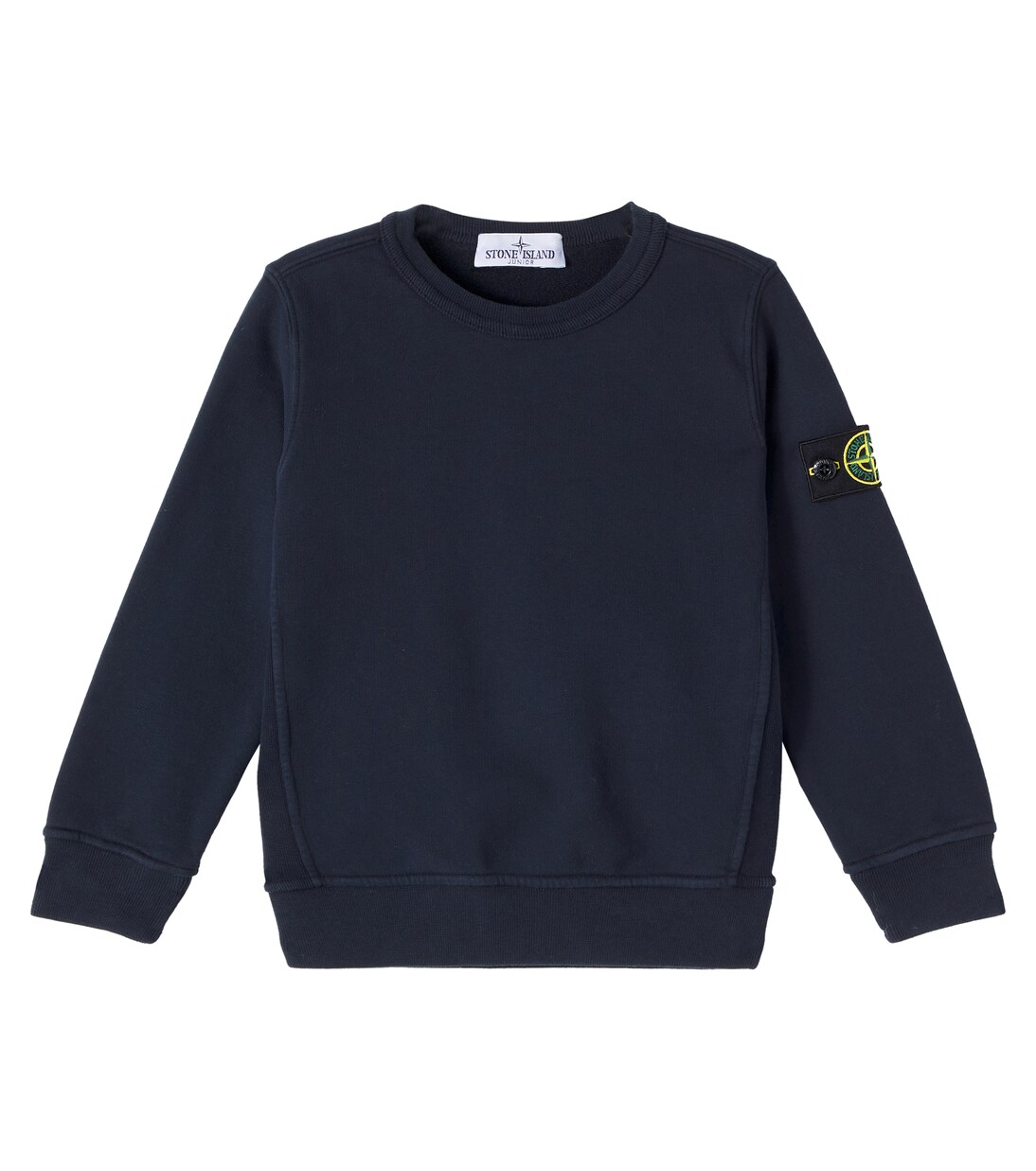 Compass cotton fleece sweatshirt | Stone Island Junior