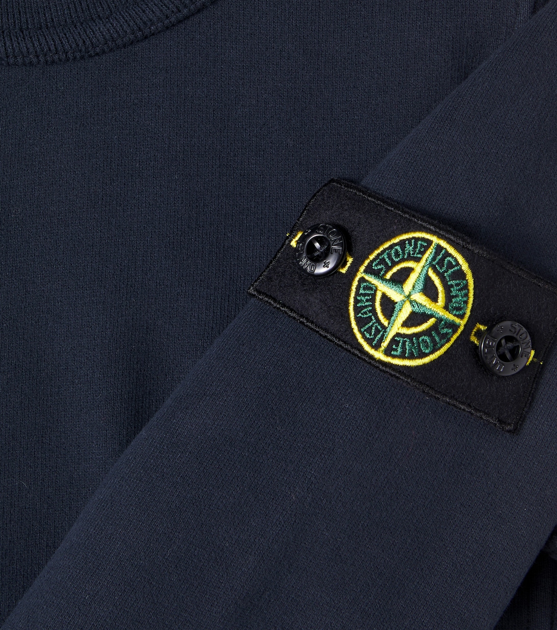 Compass cotton fleece sweatshirt | Stone Island Junior