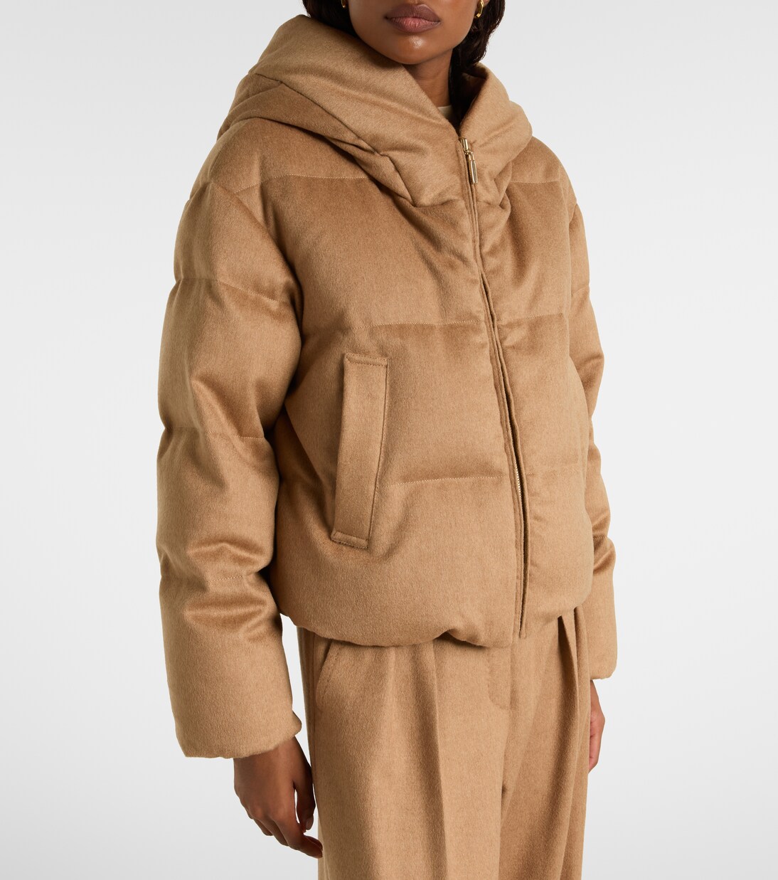Wendbare Daunenjacke Dalia aus Kamelhaar | Max Mara
