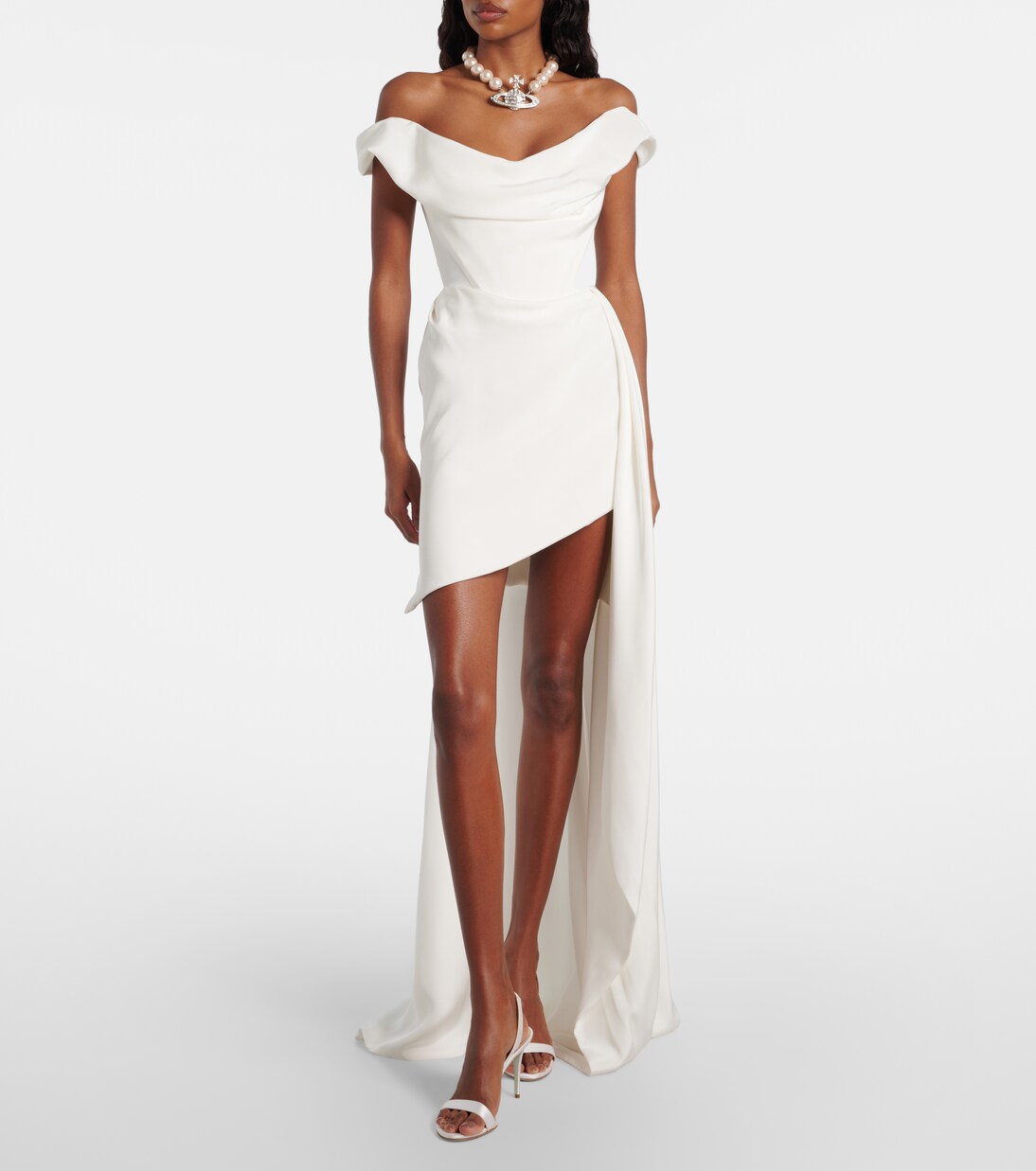 Sposa - Abito asimmetrico Comet in seta | Vivienne Westwood