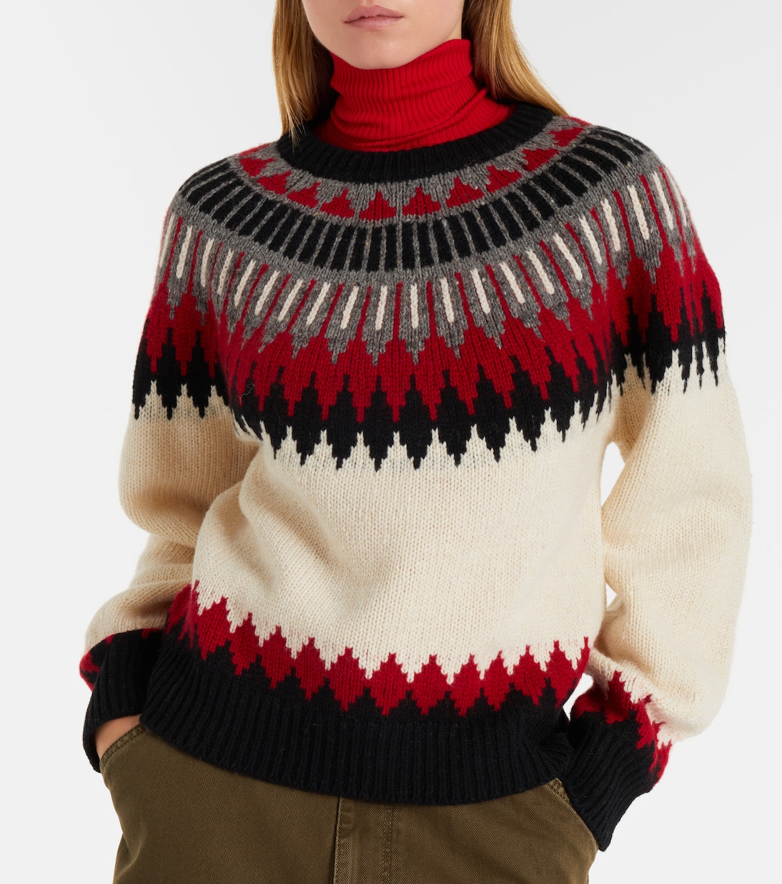 Pull Fair Isle en laine et cachemire | Polo Ralph Lauren
