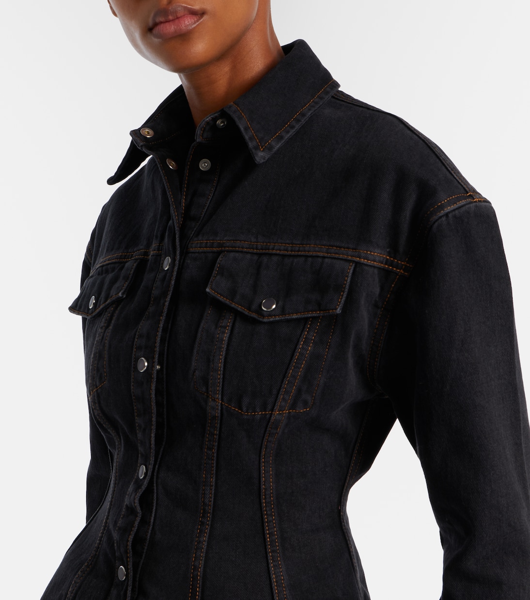 Contour denim jacket | Wardrobe.NYC