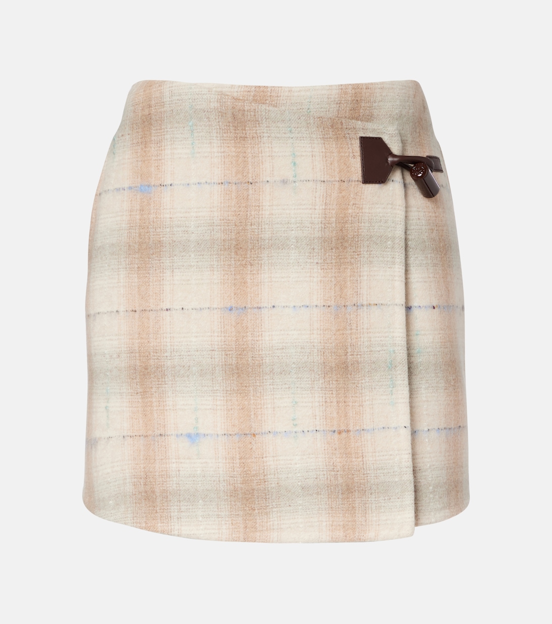 Wool, cashmere, and silk miniskirt | Loewe